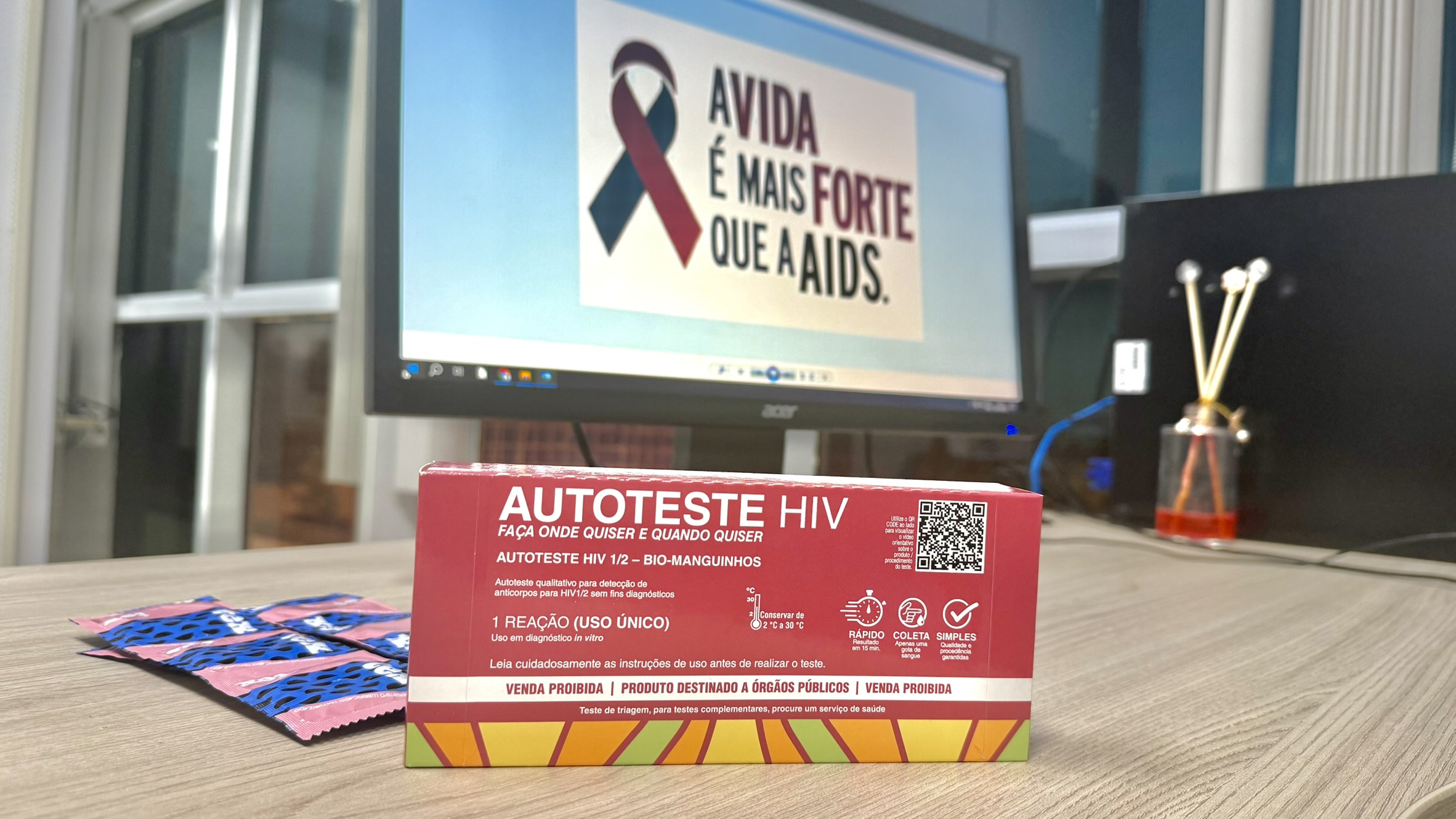 Autoteste de HIV em Palmas est&aacute; dispon&iacute;vel gratuitamente na rede municipal