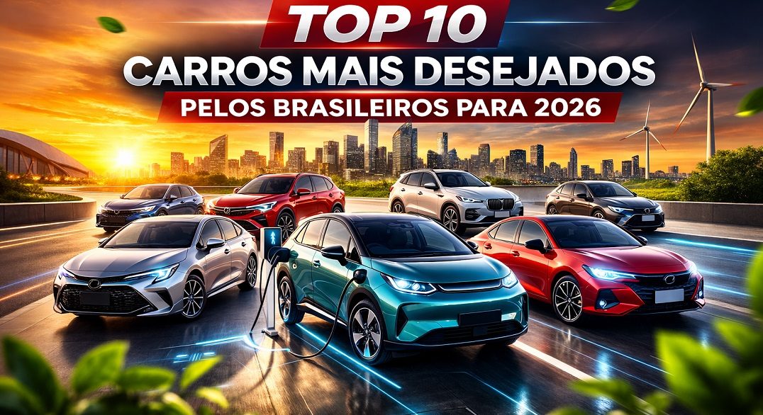 Veja os 10 carros mais desejados pelos brasileiros para 2026