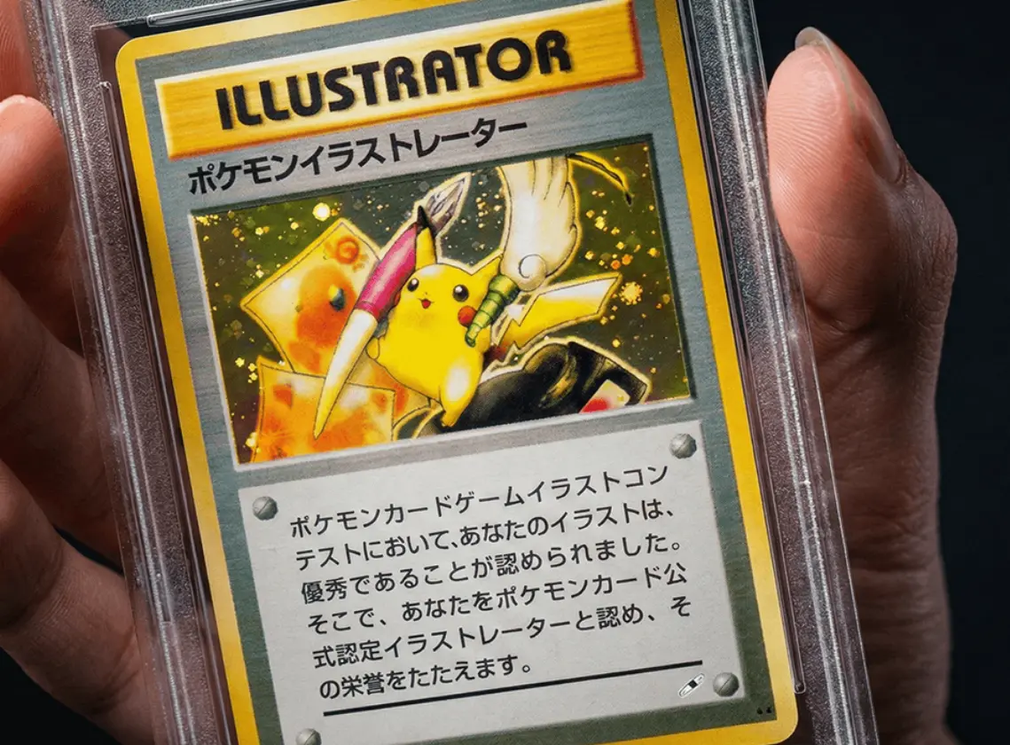 Carta rara Pikachu Illustrator &eacute; vendida por US$ 16,492 milh&otilde;es e bate recorde mundial