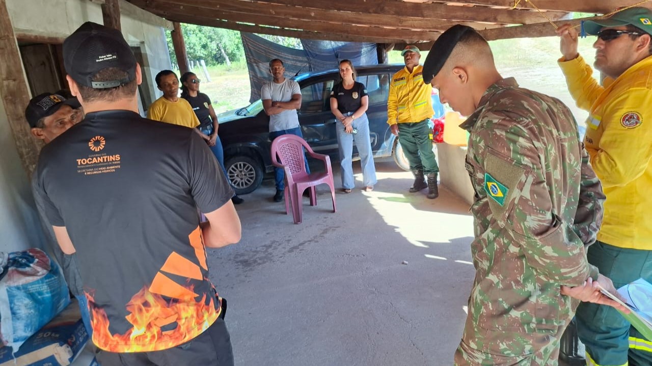 Pol&iacute;cia Civil participa de mobiliza&ccedil;&atilde;o de preven&ccedil;&atilde;o &agrave;s queimadas em Concei&ccedil;&atilde;o do Tocantins