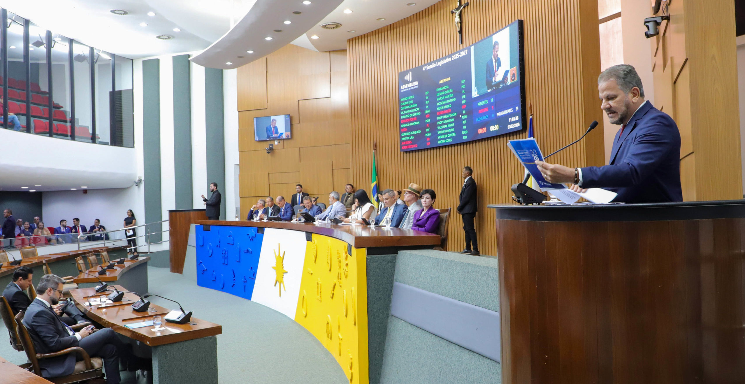 Na abertura do ano legislativo, Governo do Tocantins destaca avan&ccedil;os e investimentos