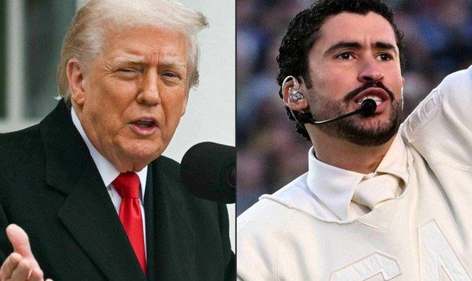 Trump critica show do intervalo do Super Bowl ap&oacute;s discurso de Bad Bunny sobre imigra&ccedil;&atilde;o