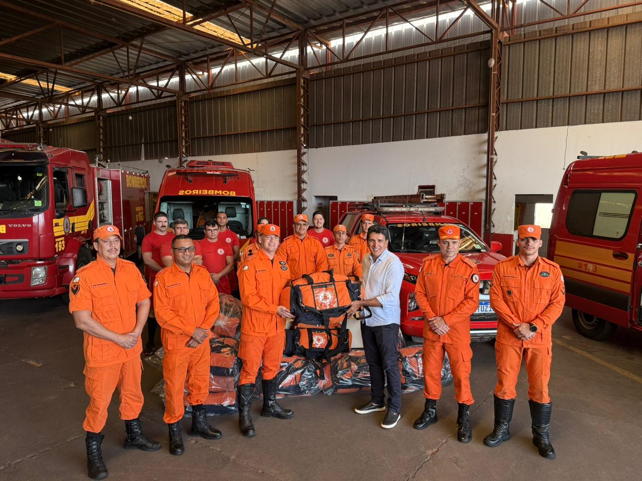 J&uacute;nior Geo destina R$ 250 mil ao Corpo de Bombeiros do Tocantins