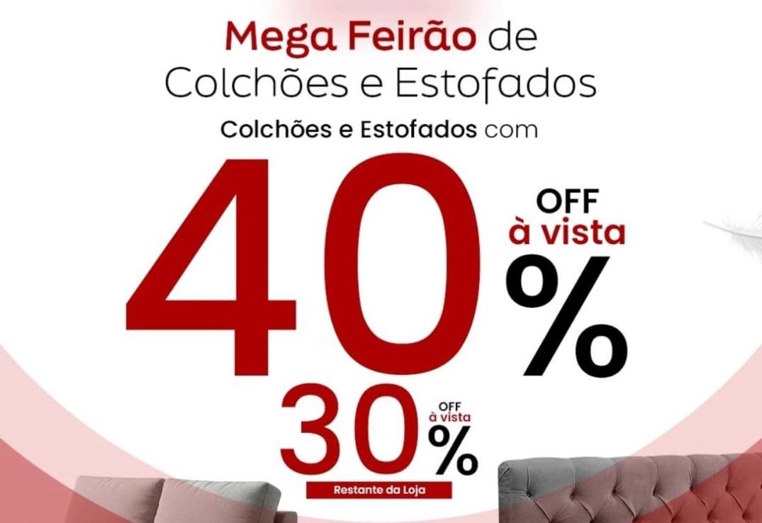 Mega Feir&atilde;o de Colch&otilde;es e Estofados movimenta Lojas Ricardo&rsquo;s com descontos e parcelamento facilitado