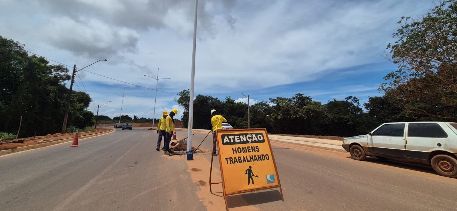 Nova via de acesso &agrave; Regi&atilde;o Norte de Palmas recebe ilumina&ccedil;&atilde;o p&uacute;blica em LED