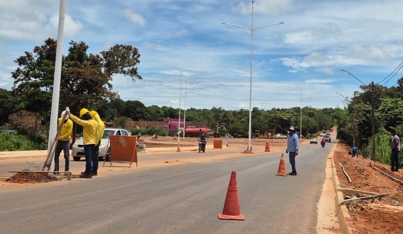 Prefeitura de Palmas registra segundo furto de ilumina&ccedil;&atilde;o p&uacute;blica em obra na regi&atilde;o norte