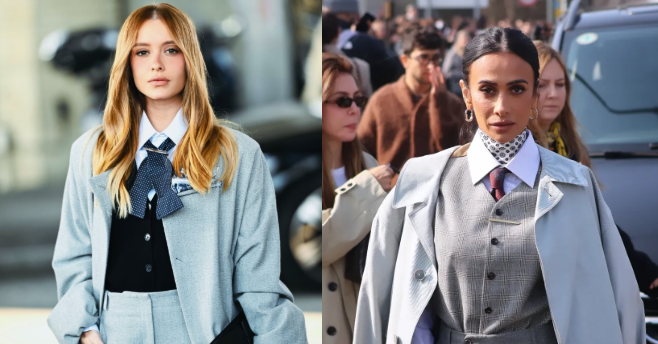 Silvia Braz e Maria Braz prestigiam desfile da Boss na Milan Fashion Week