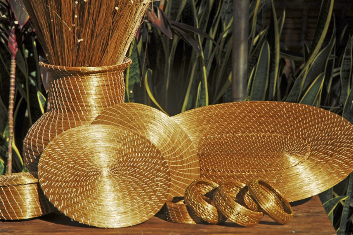 N&atilde;o &eacute; ouro, nem metal: o capim dourado que virou joia artesanal e renda para fam&iacute;lias do interior do pa&iacute;s