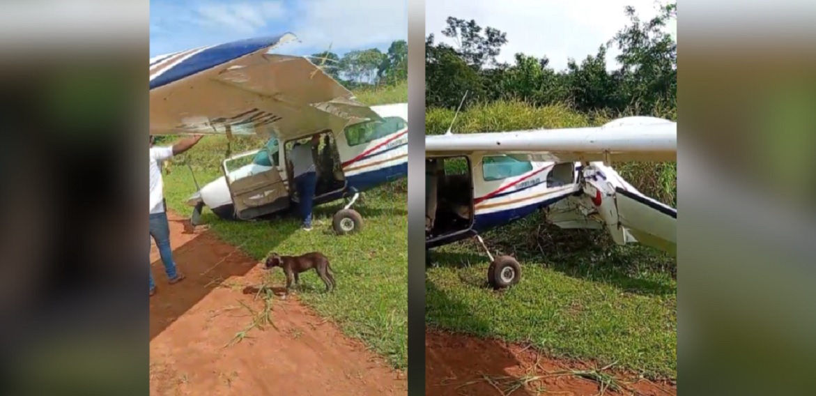 V&iacute;deo: avi&atilde;o com fam&iacute;lia cai em aldeia ind&iacute;gena e imagens ap&oacute;s o impacto impressionam