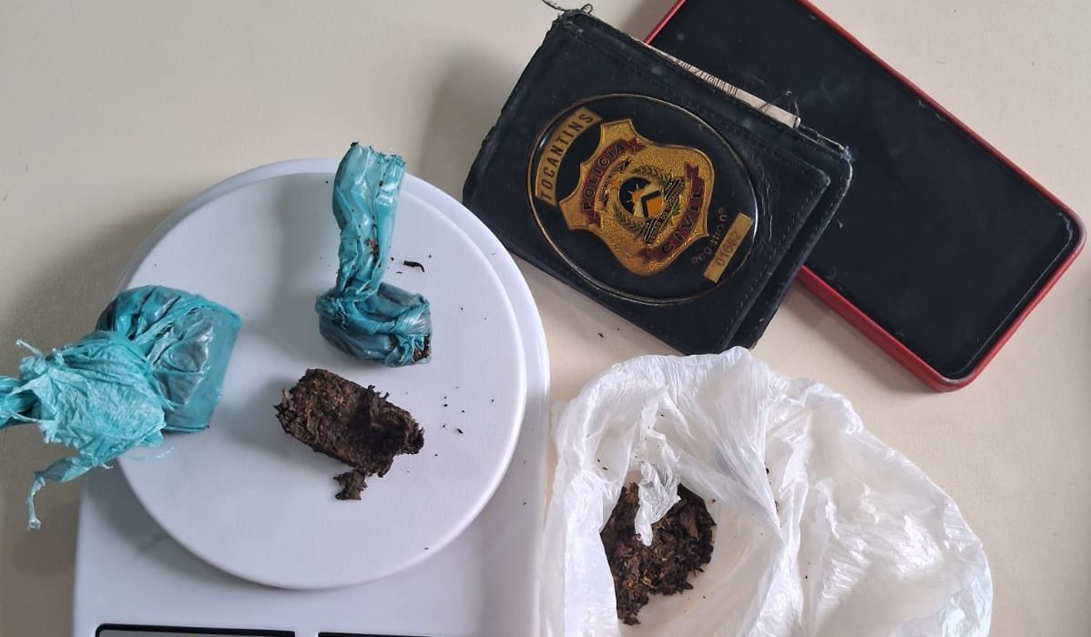 Pol&iacute;cia Civil do Tocantins prende homem por tr&aacute;fico de drogas em S&atilde;o Salvador do Tocantins