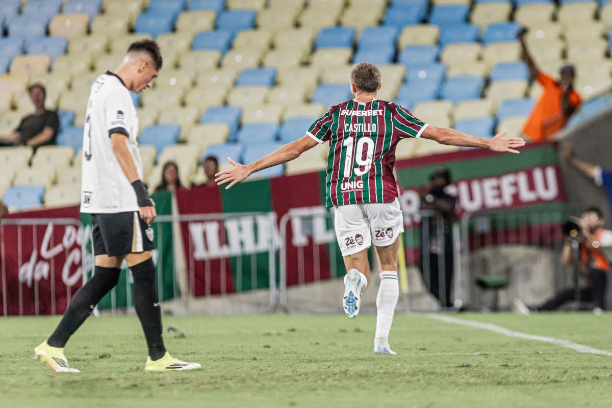 Castillo marca primeiro gol pelo Fluminense contra o Atl&eacute;tico-MG no Brasileir&atilde;o