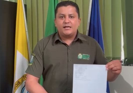 Prefeito de Rio dos Bois apresenta comprovante de compra de &aacute;rea para loteamento e cita apoio de deputados