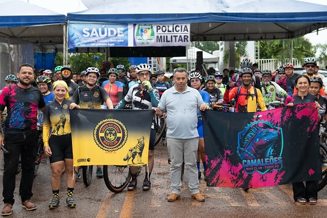 Pedala Taboc&atilde;o 2026 re&uacute;ne ciclistas e recebe apoio da Prefeitura