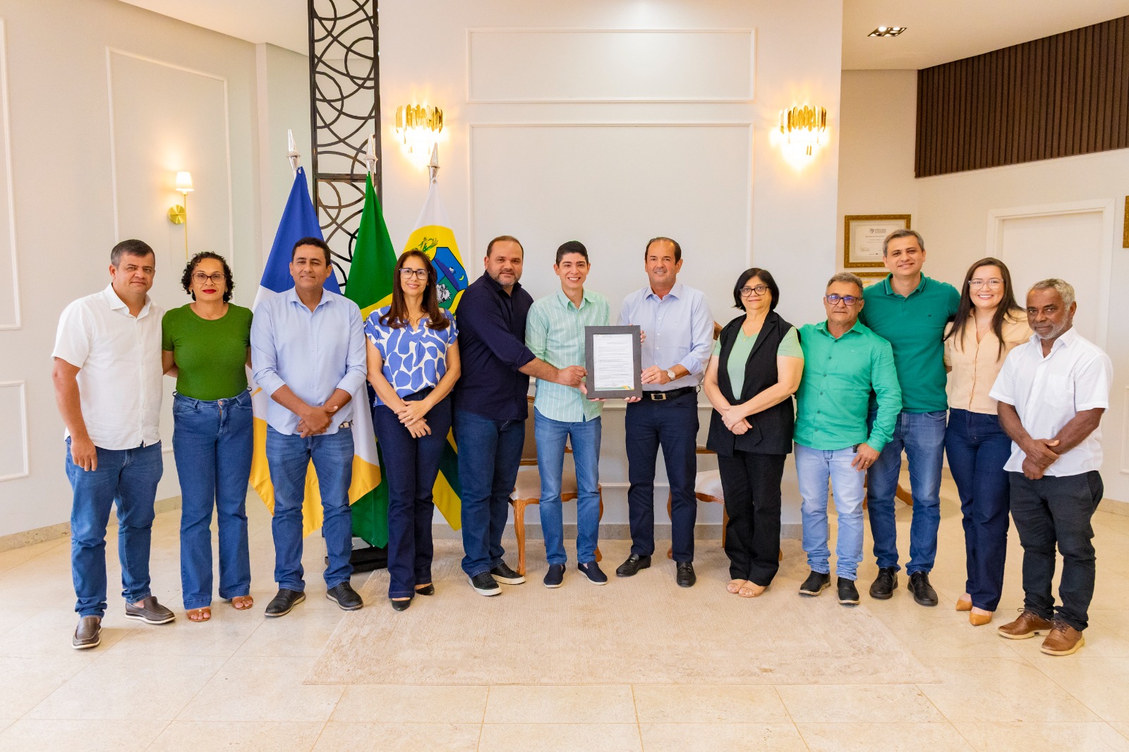 Prefeitura de Para&iacute;so oficializa doa&ccedil;&atilde;o de &aacute;rea para expans&atilde;o do Centro de Forma&ccedil;&atilde;o do SENAI