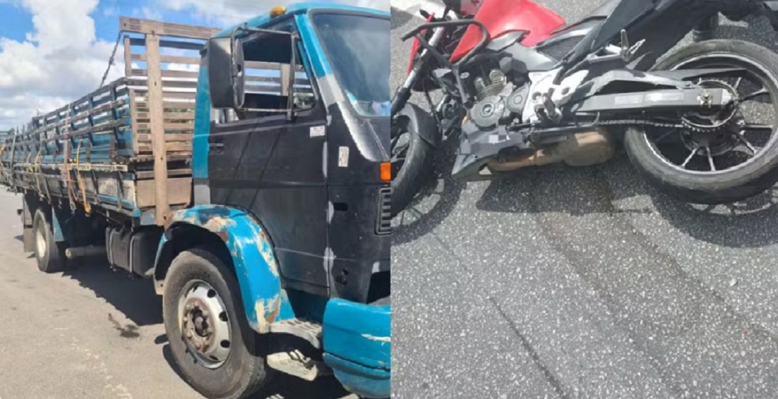 Sargento da PM morre ao cair de moto e ser atingido por caminh&atilde;o na BR-101