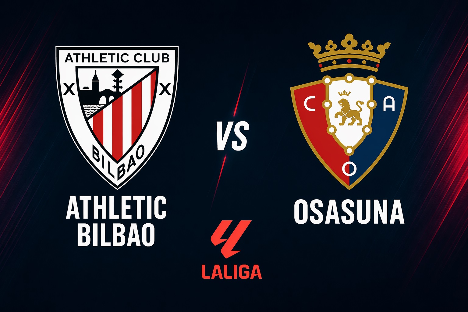Athletic Bilbao x Osasuna: onde assistir, hor&aacute;rio e escala&ccedil;&otilde;es pela La Liga