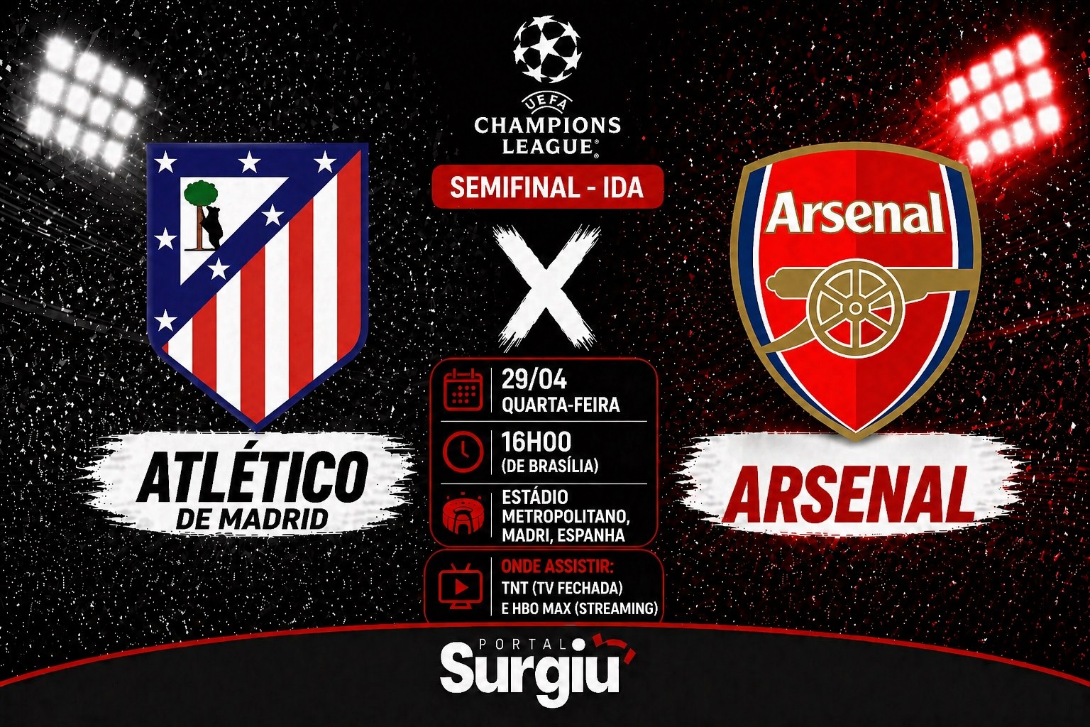 Atl&eacute;tico de Madrid x Arsenal: onde assistir, hor&aacute;rio e escala&ccedil;&otilde;es pela Champions League