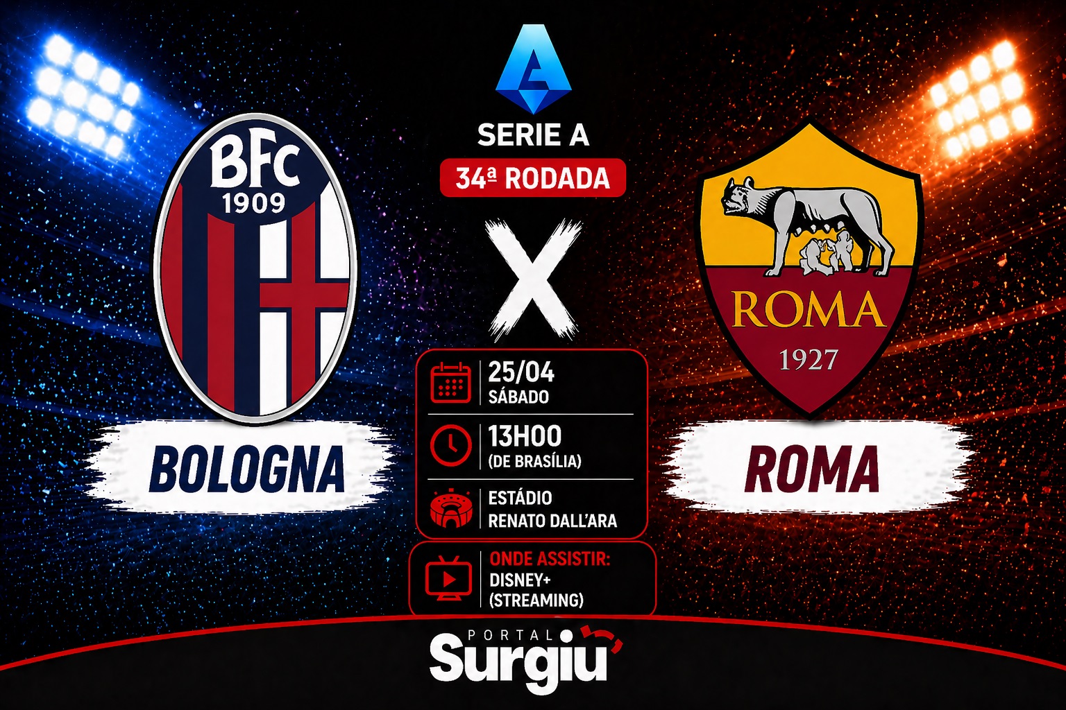 Bologna x Roma: onde assistir ao vivo, hor&aacute;rio e escala&ccedil;&otilde;es