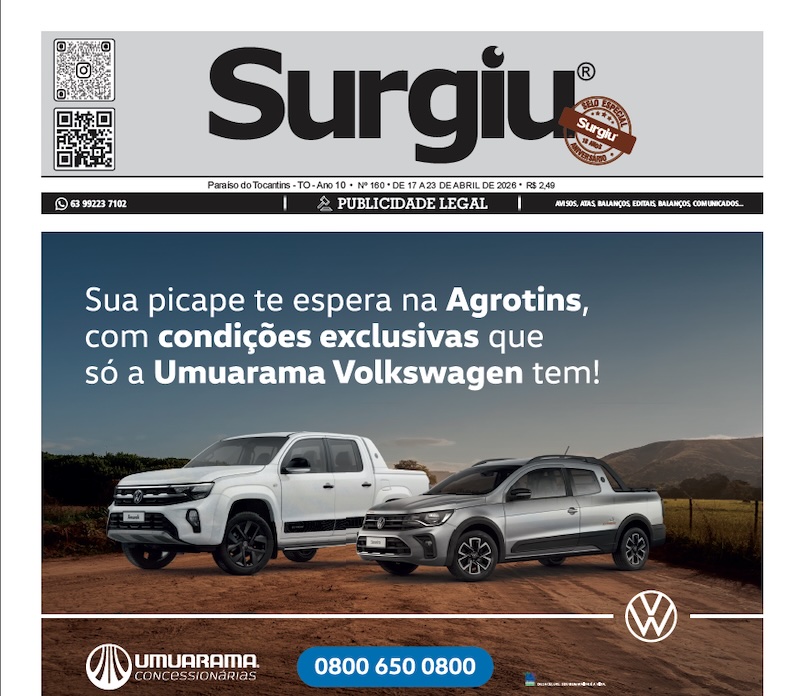 Surgiu n&ordm; 160 – 23/04/2026