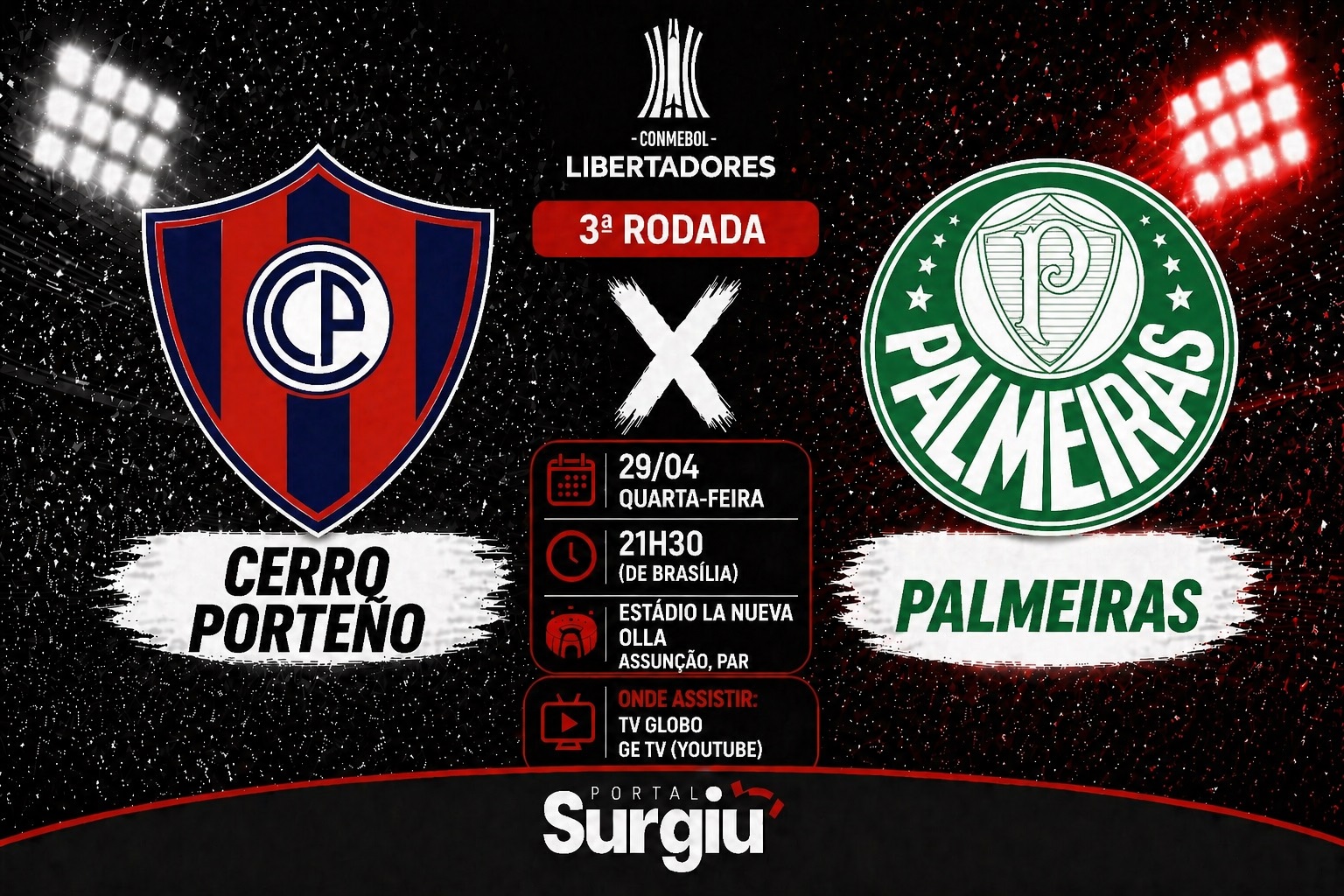Cerro Porte&ntilde;o x Palmeiras: onde assistir, hor&aacute;rio e escala&ccedil;&otilde;es pela Libertadores