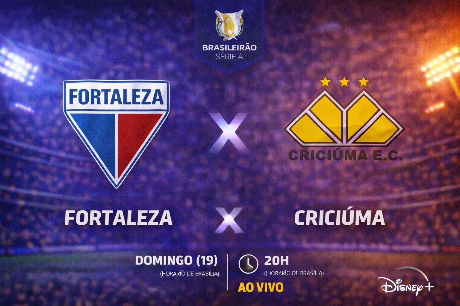 Fortaleza x Crici&uacute;ma: onde assistir ao vivo, hor&aacute;rio e escala&ccedil;&otilde;es