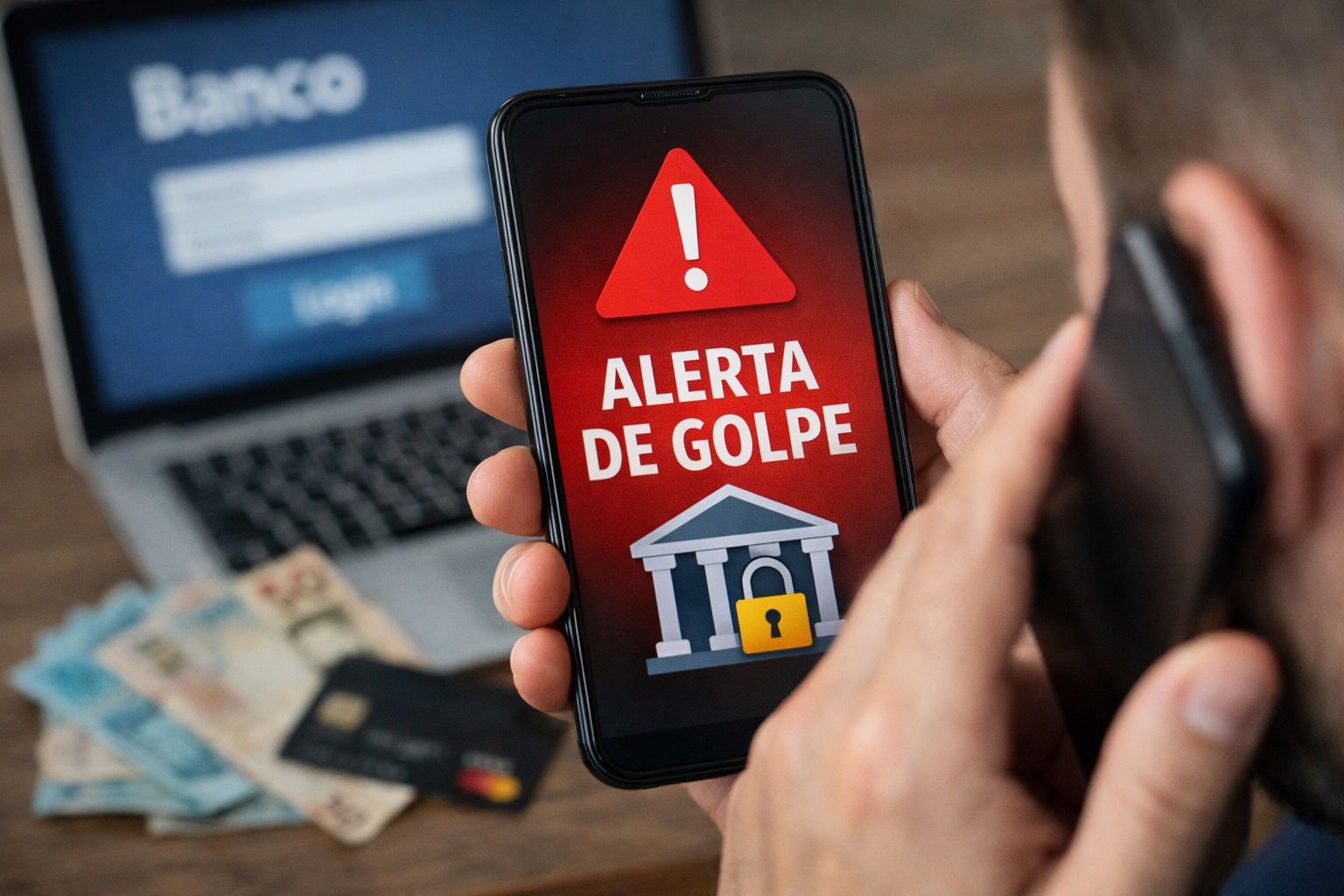 Novo golpe pelo celular pode esvaziar contas em minutos e j&aacute; acende alerta no Brasil