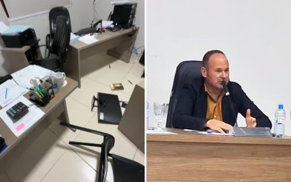 Vereador &eacute; agredido dentro da C&acirc;mara ap&oacute;s discuss&atilde;o no interior de Goi&aacute;s