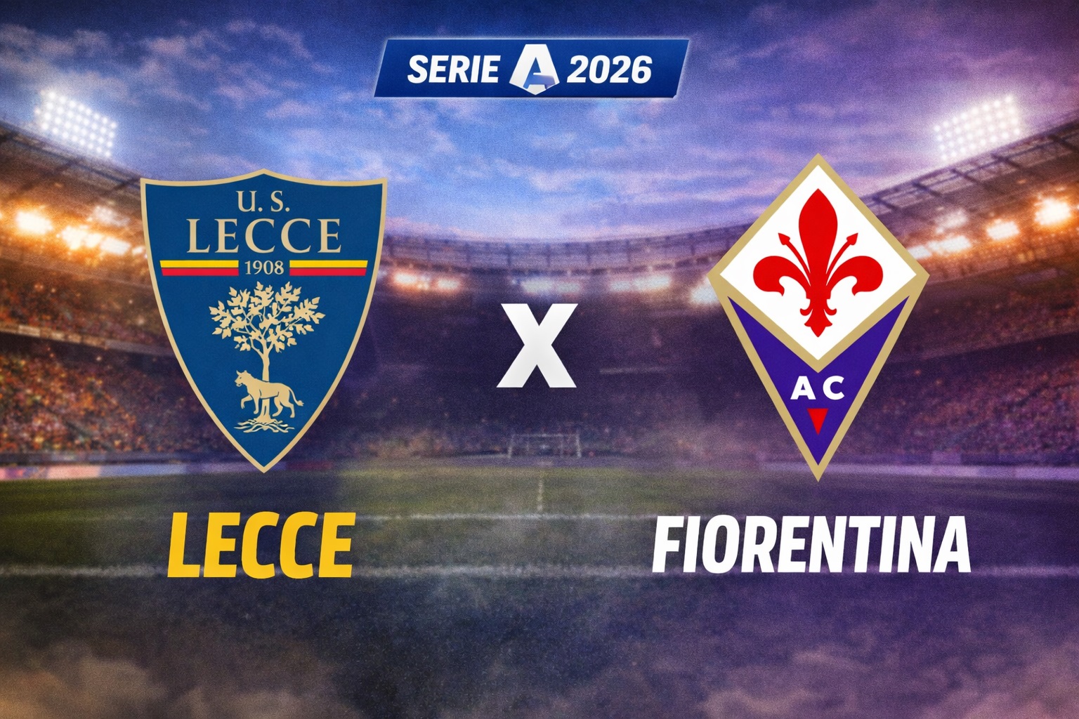 Lecce x Fiorentina: onde assistir ao vivo, hor&aacute;rio e escala&ccedil;&otilde;es