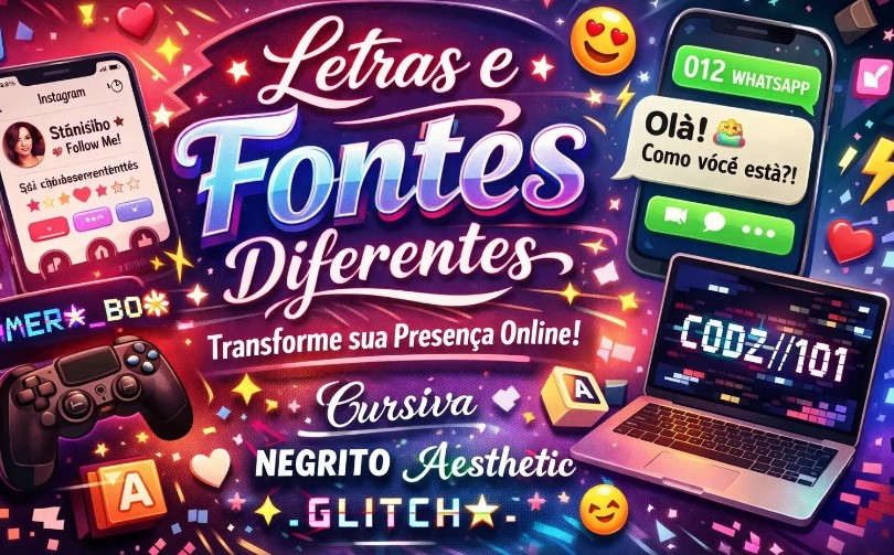 Como usar letras e fontes diferentes para transformar sua presen&ccedil;a online