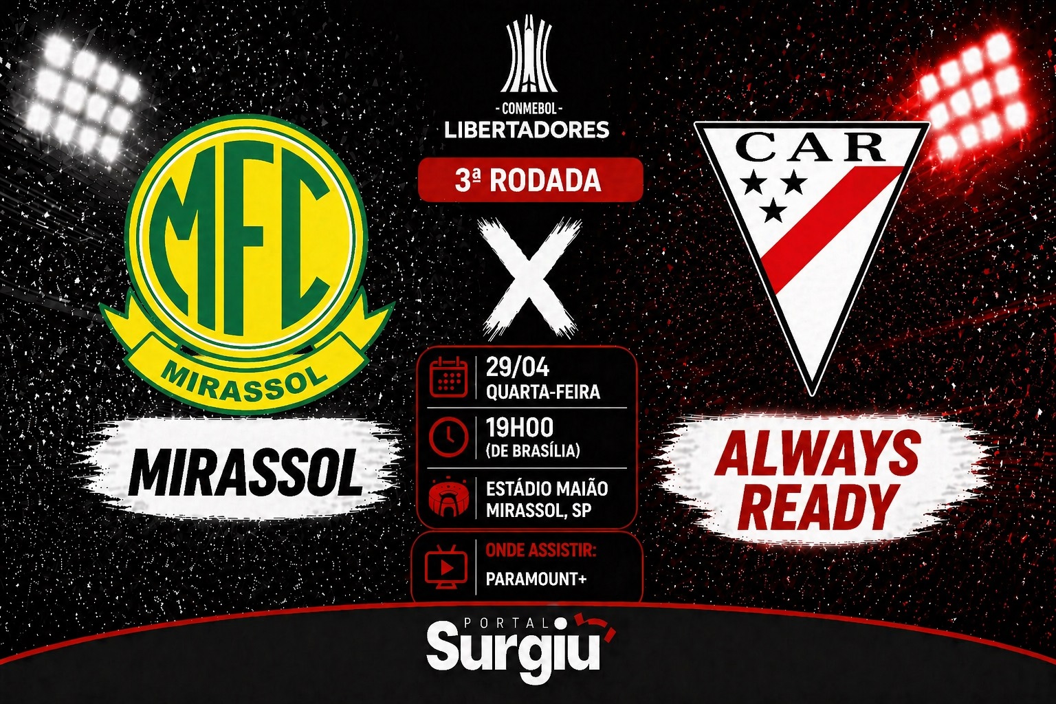 Mirassol x Always Ready: onde assistir, hor&aacute;rio e escala&ccedil;&otilde;es pela Libertadores