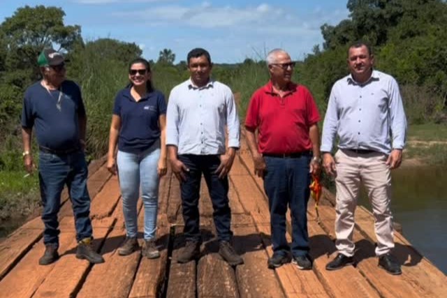 Obra da ponte entre Marian&oacute;polis e Divin&oacute;polis ganha avan&ccedil;o