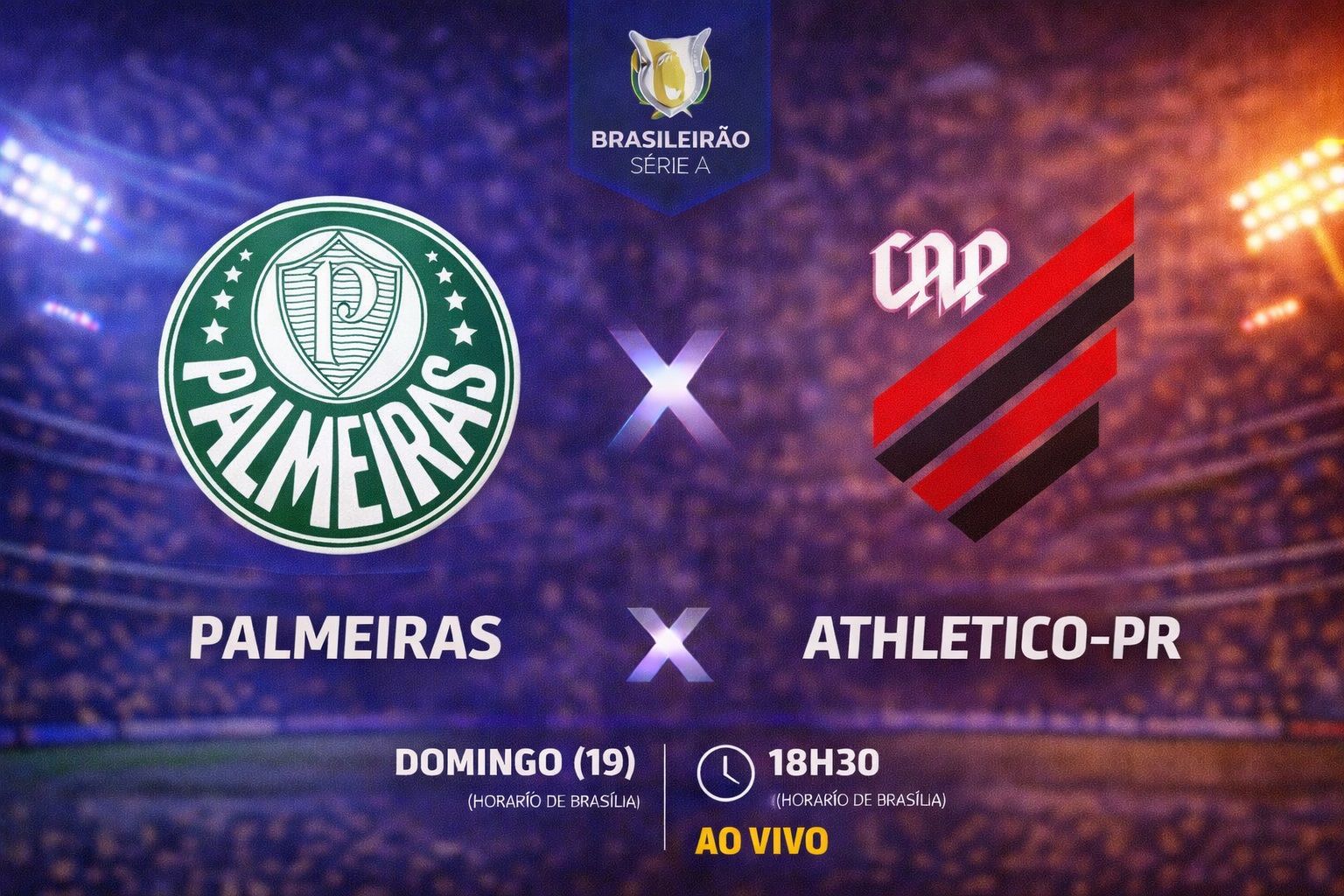 Palmeiras x Athletico-PR ao vivo: veja transmiss&atilde;o, hor&aacute;rio e escala&ccedil;&otilde;es