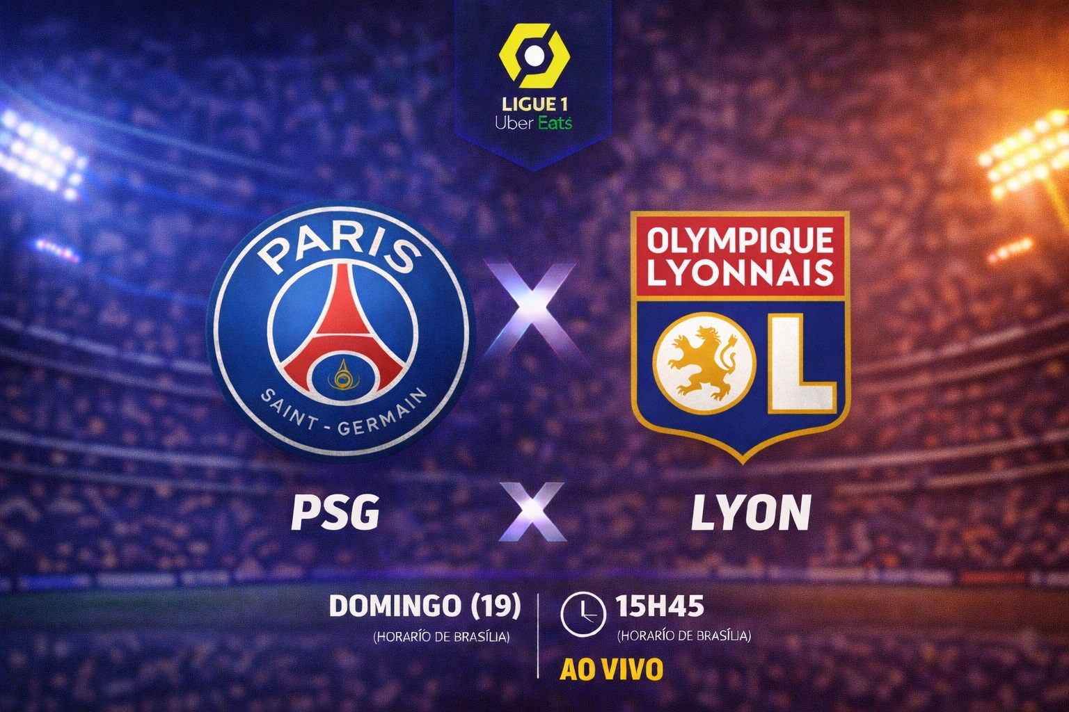 PSG x Lyon: onde assistir ao vivo, hor&aacute;rio e escala&ccedil;&otilde;es