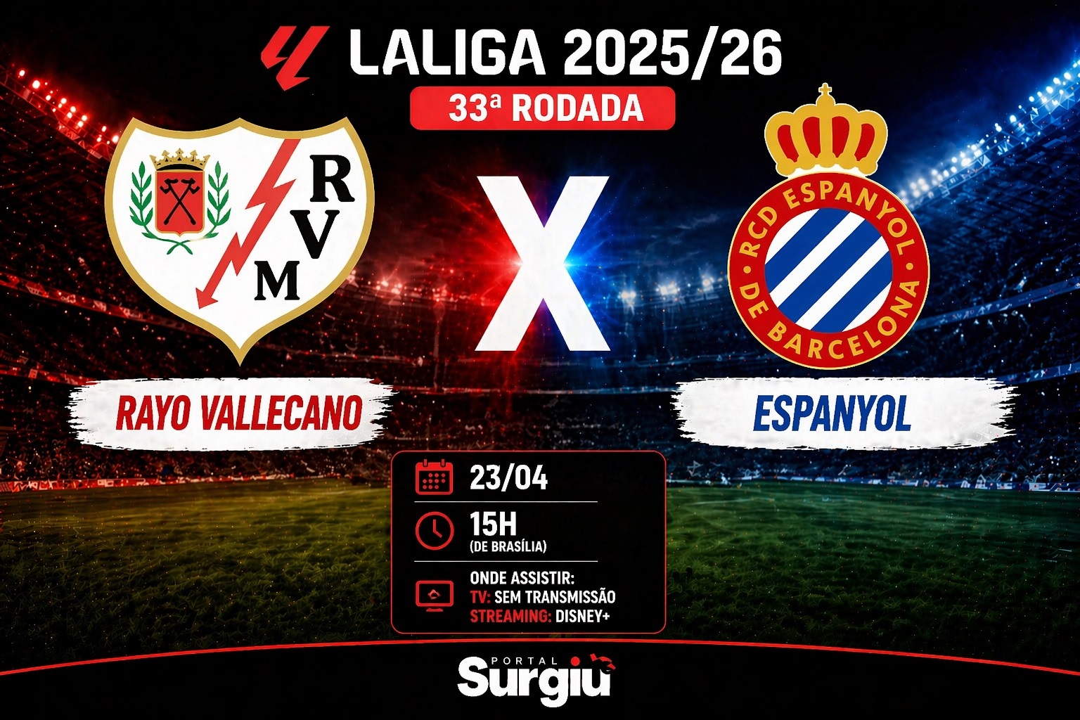 Rayo Vallecano x Espanyol: onde assistir, hor&aacute;rio e escala&ccedil;&otilde;es pela La Liga