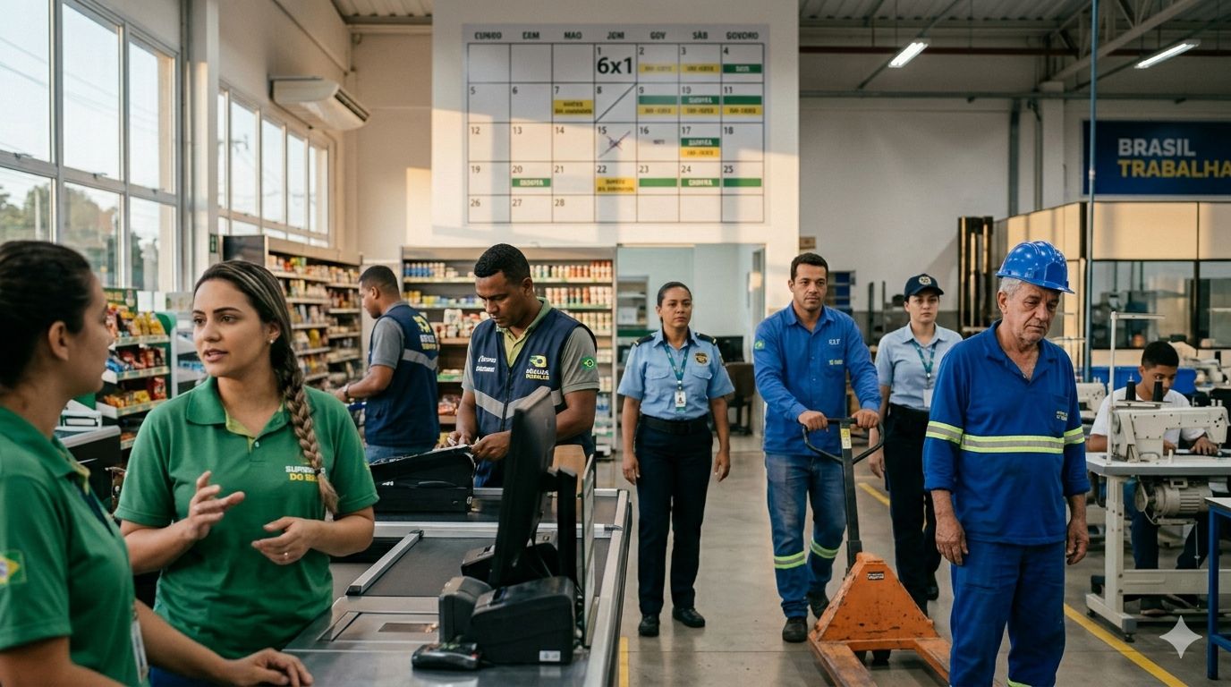 Jornada de trabalho em debate: PEC do fim da escala 6×1 vira disputa na C&acirc;mara