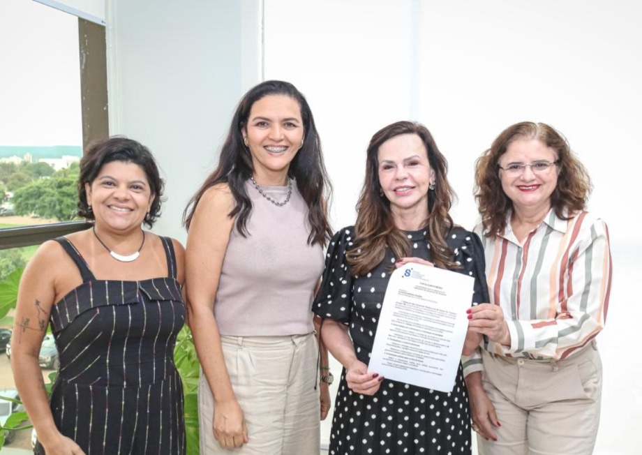 Dorinha assina carta com jornalistas no Tocantins