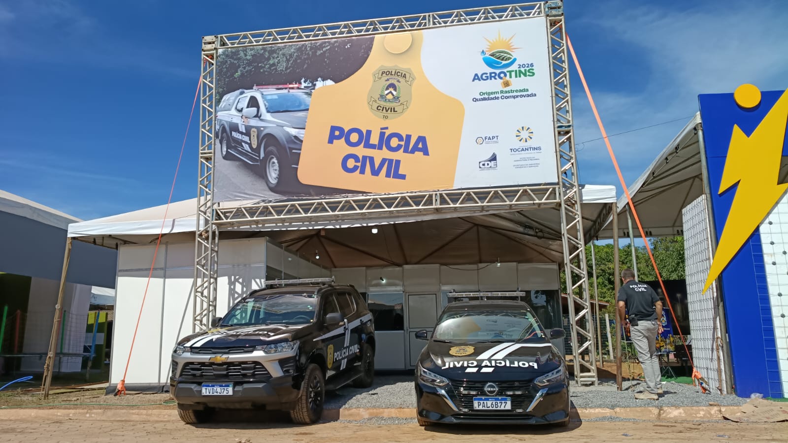 Pol&iacute;cia Civil refor&ccedil;a atua&ccedil;&atilde;o na Agrotins 2026 com atendimento ao p&uacute;blico e registro de ocorr&ecirc;ncias