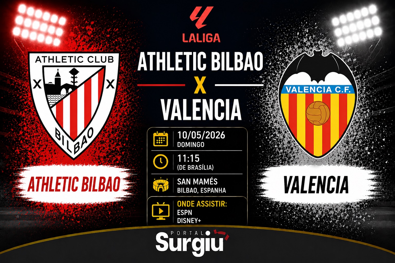 Athletic Bilbao x Valencia: onde assistir, hor&aacute;rio e escala&ccedil;&otilde;es pela La Liga