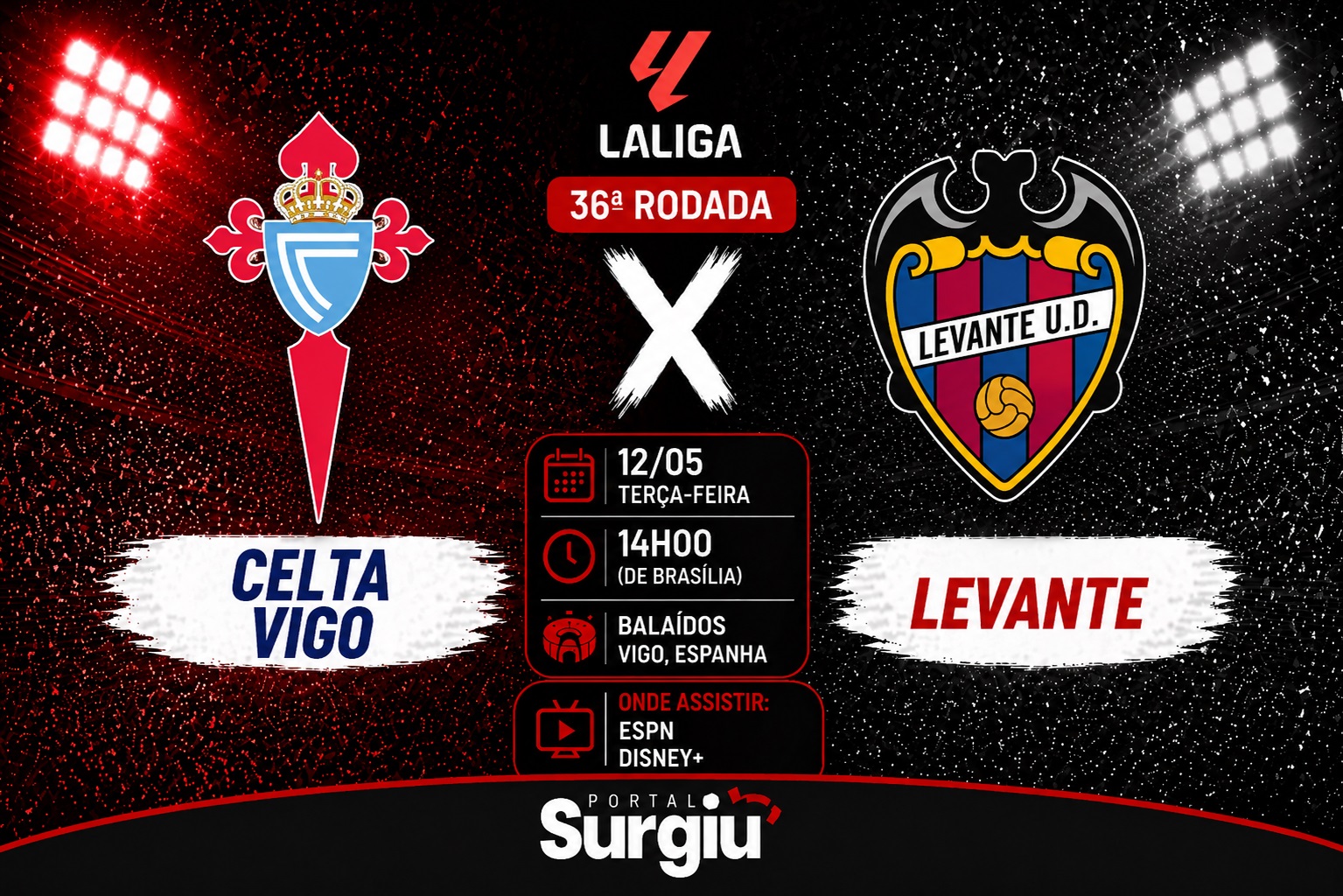 Celta Vigo x Levante: onde assistir, hor&aacute;rio e escala&ccedil;&otilde;es pela La Liga