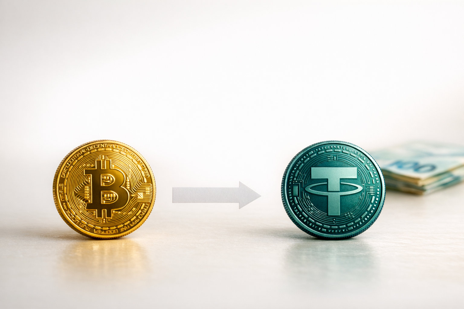 Como converter BTC para USDT no Brasil?