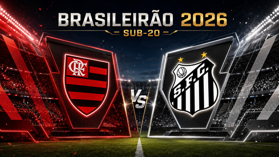 Flamengo x Santos: onde assistir ao vivo, hor&aacute;rio e tudo sobre o jogo pelo Brasileir&atilde;o Sub-20