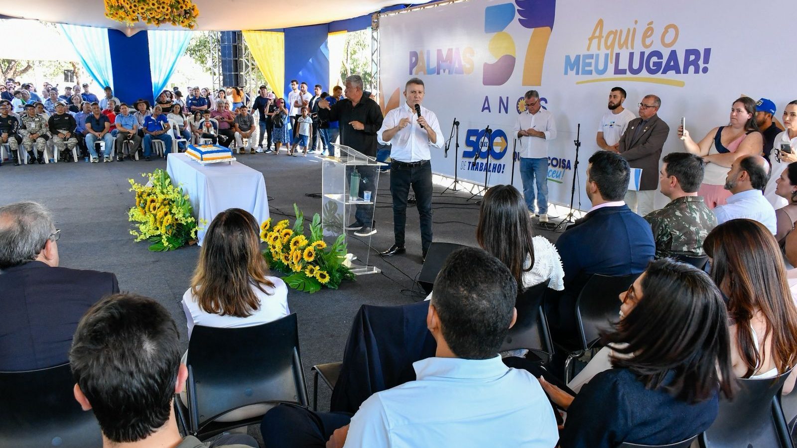 Prefeito Eduardo Siqueira Campos destaca desenvolvimento e futuro de Palmas nos 37 anos da Capital