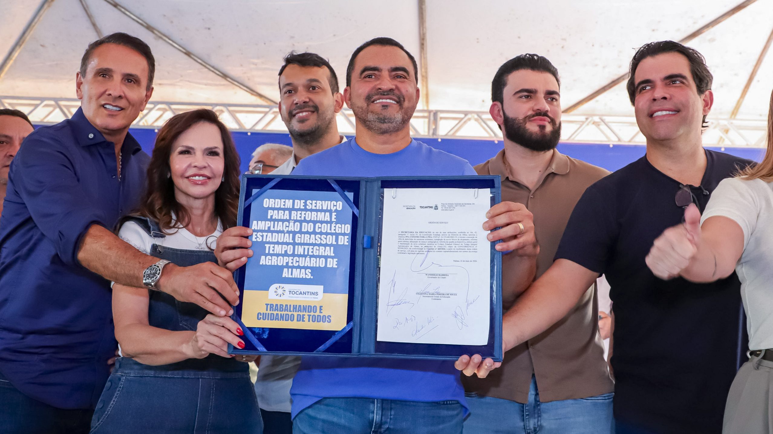 Governo autoriza obra de R$ 4,4 milh&otilde;es em col&eacute;gio agropecu&aacute;rio de Almas; reforma amplia estrutura para estudantes