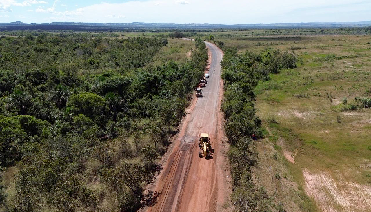 Governo do Tocantins fortalece o desenvolvimento da regi&atilde;o do Vale do Araguaia com investimentos de mais de R$ 15 milh&otilde;es em infraestrutura na TO-164