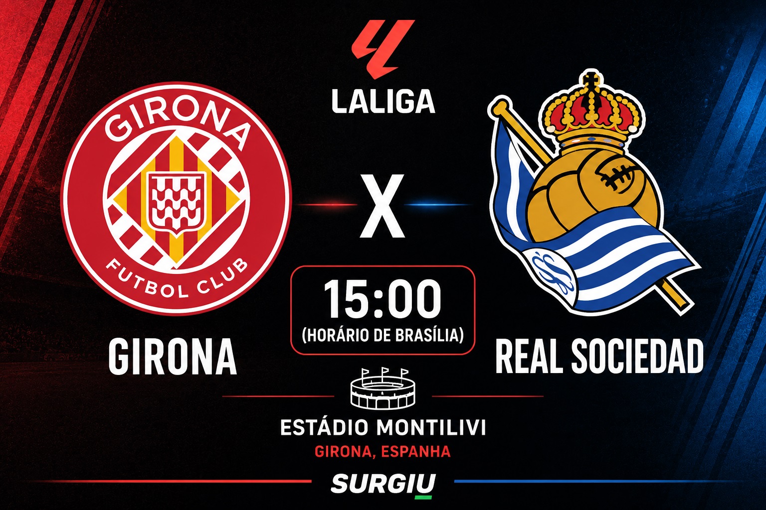 Girona x Real Sociedad: onde assistir, hor&aacute;rio e escala&ccedil;&otilde;es pela La Liga