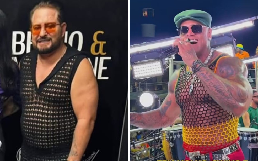 Marrone vira piada nas redes ap&oacute;s look inspirado em L&eacute;o Santana e brinca: &ldquo;Eu errei&rdquo;