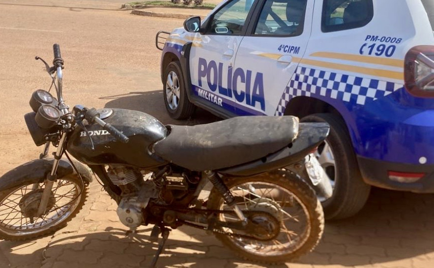 Pol&iacute;cia Militar recupera moto furtada durante blitz e prende homem por recepta&ccedil;&atilde;o em Lagoa da Confus&atilde;o (TO)
