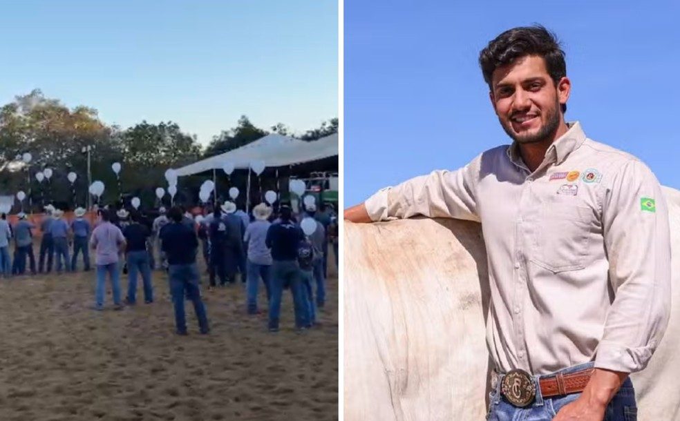 Cavalo de empres&aacute;rio que morreu aos 31 anos entra sozinho em arena e emociona amigos no Tocantins