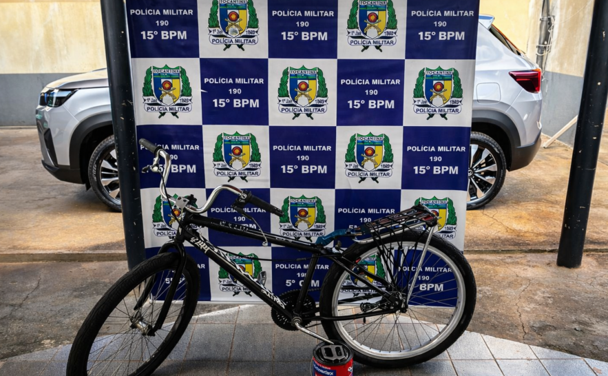 Pol&iacute;cia Militar apreende adolescentes suspeitos de furtar bicicleta em Tocantin&oacute;polis (TO)