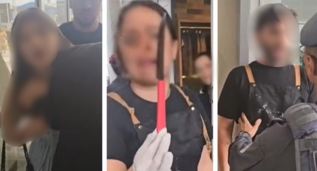 Cliente se revolta com corte de cabelo e d&aacute; facada em cabeleireiro dentro de sal&atilde;o